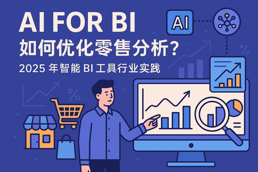 AI For BI如何优化零售分析？2025年智能BI工具行业实践